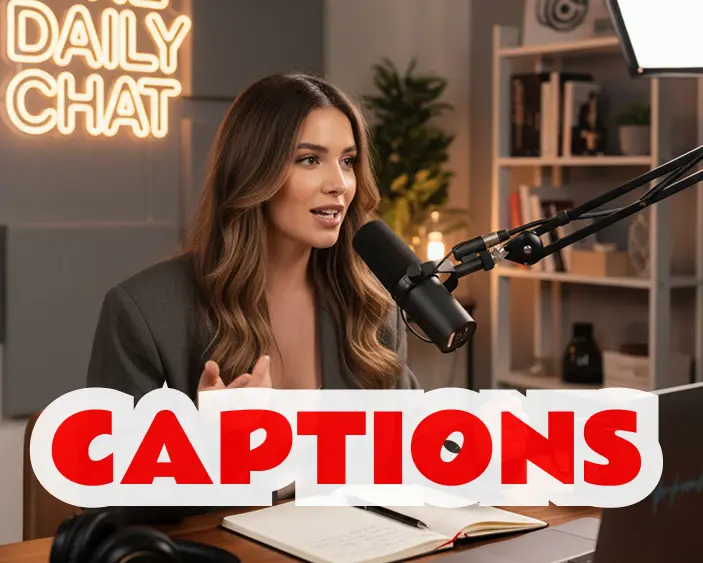 Caption videos